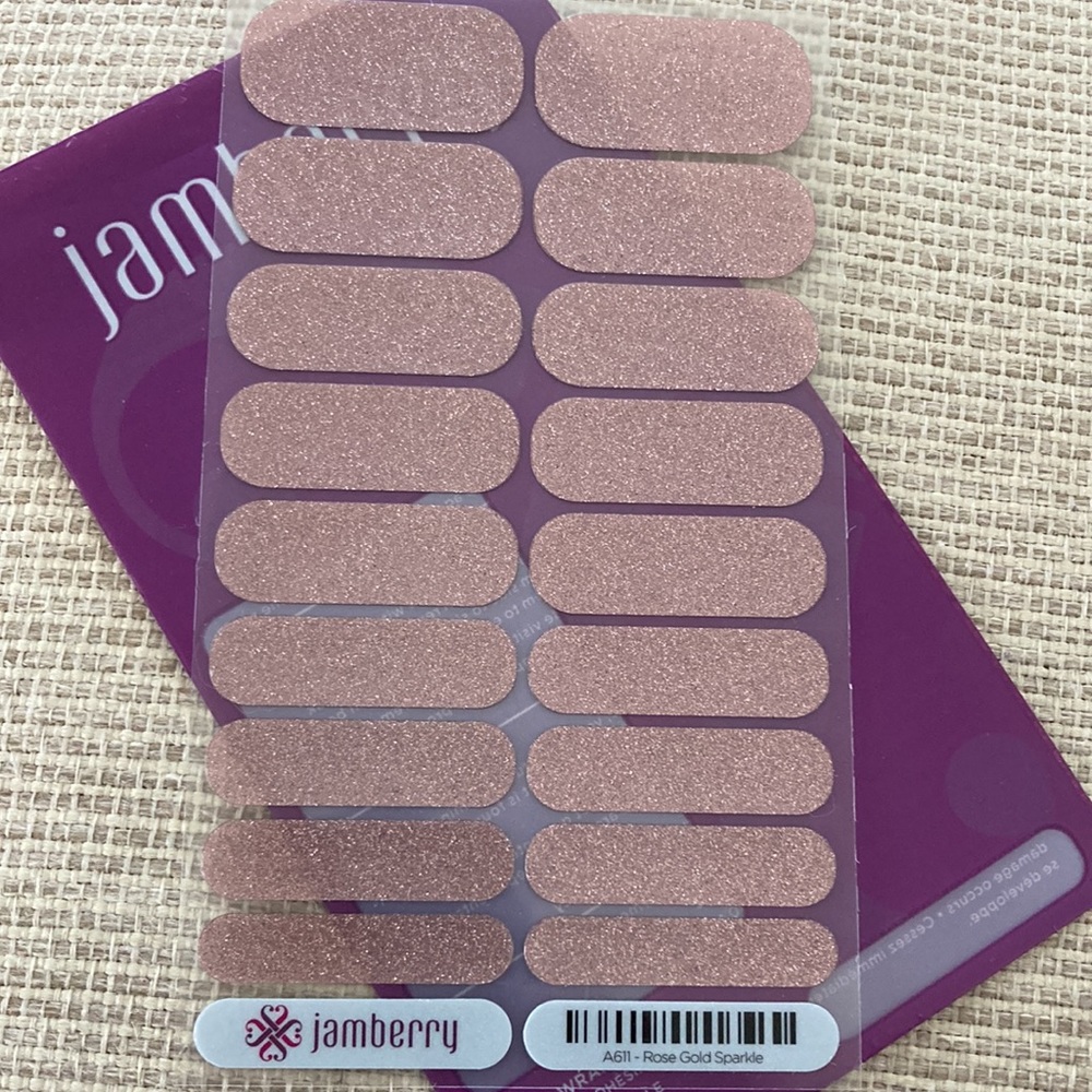 💅🏻 Rose Gold Sparkle | Jamberry Nail Wraps 💅🏼